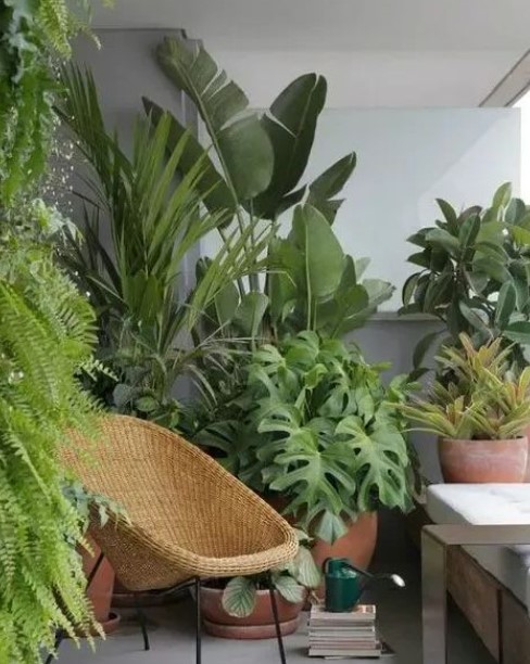 idée d’aménagement de balcon tropical à Rio"